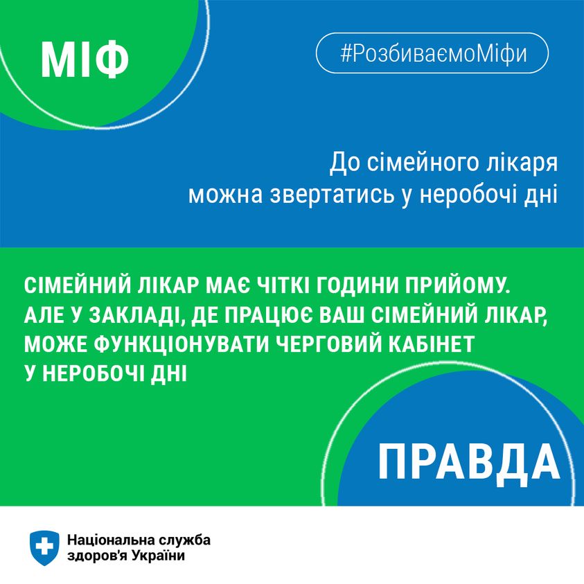 НСЗУ: «Сімейний лікар – людина, а не сервіс 24/7»