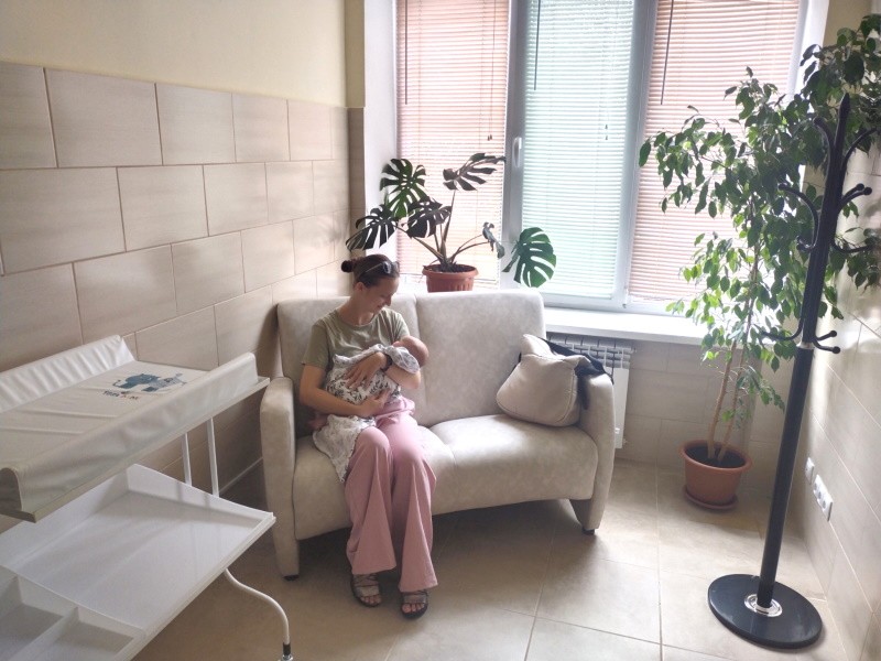 В амбулаторіях ЦПМСД №1 обладнали кімнати для мами та немовляти