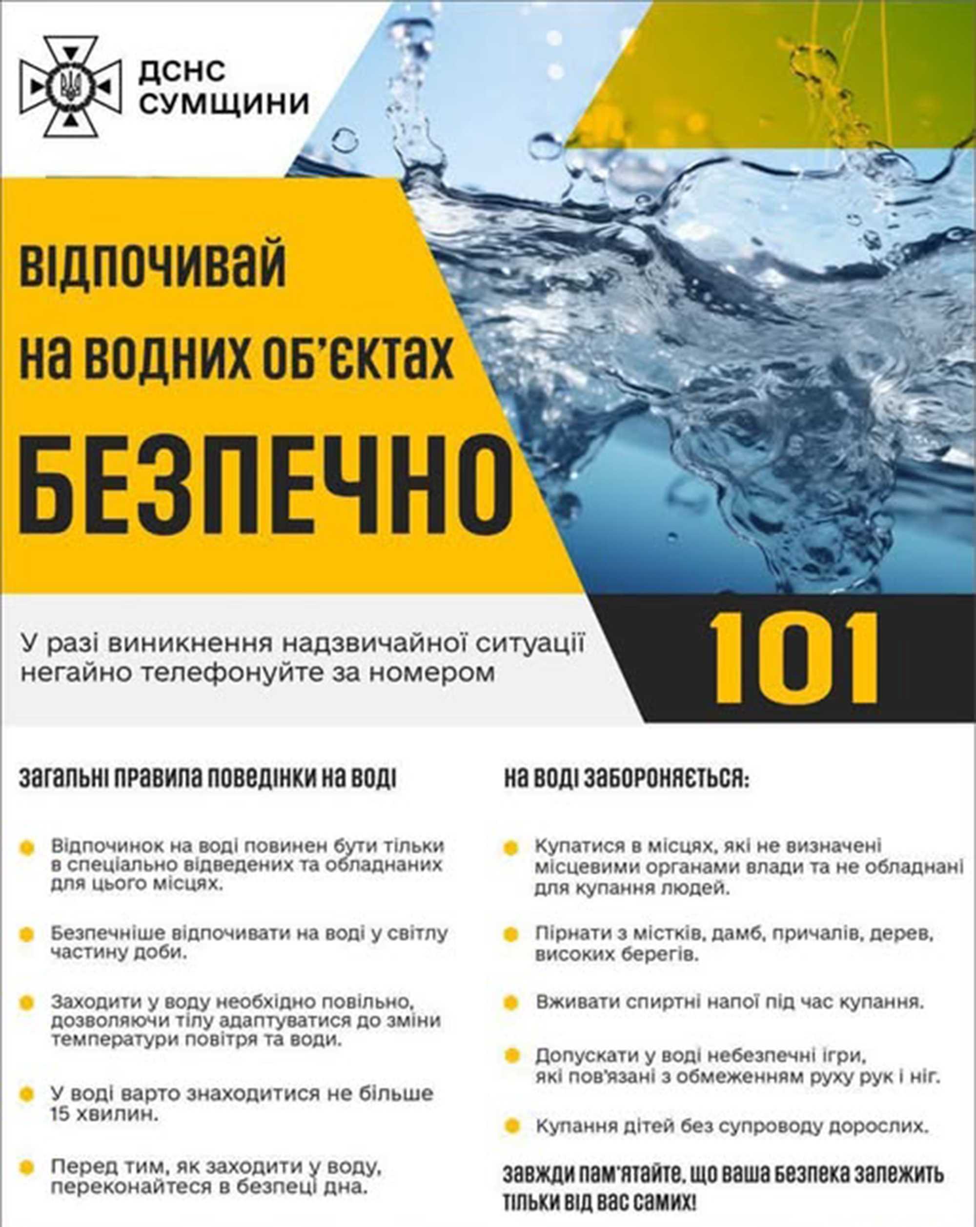 Відпочинок на воді: цінні рекомендації задля власної безпеки