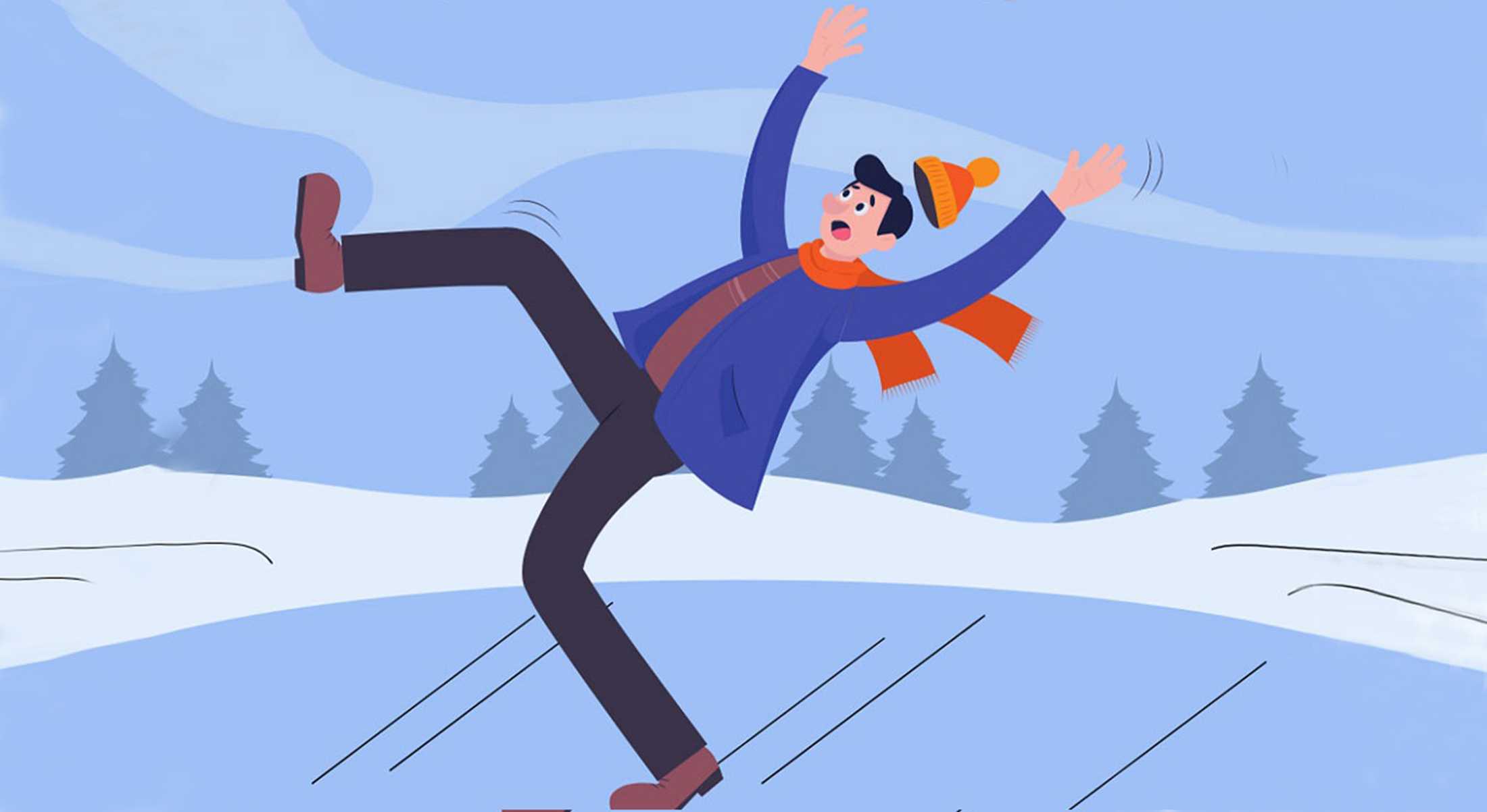 Ожеледь: як не травмуватися?