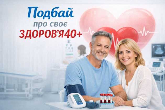 Скринінг здоров’я 40+: послуга вже доступна в ЦПМСД №1