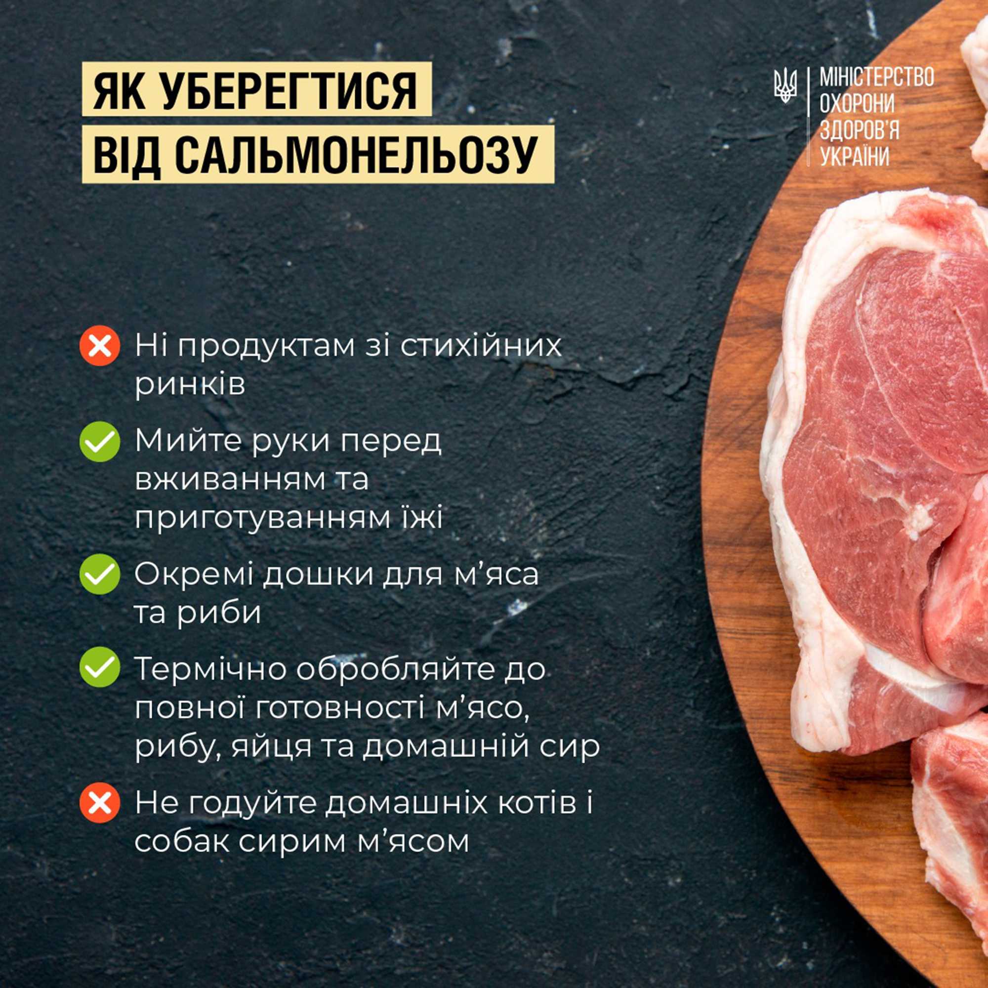Сальмонельоз: чим небезпечний та як уберегтися