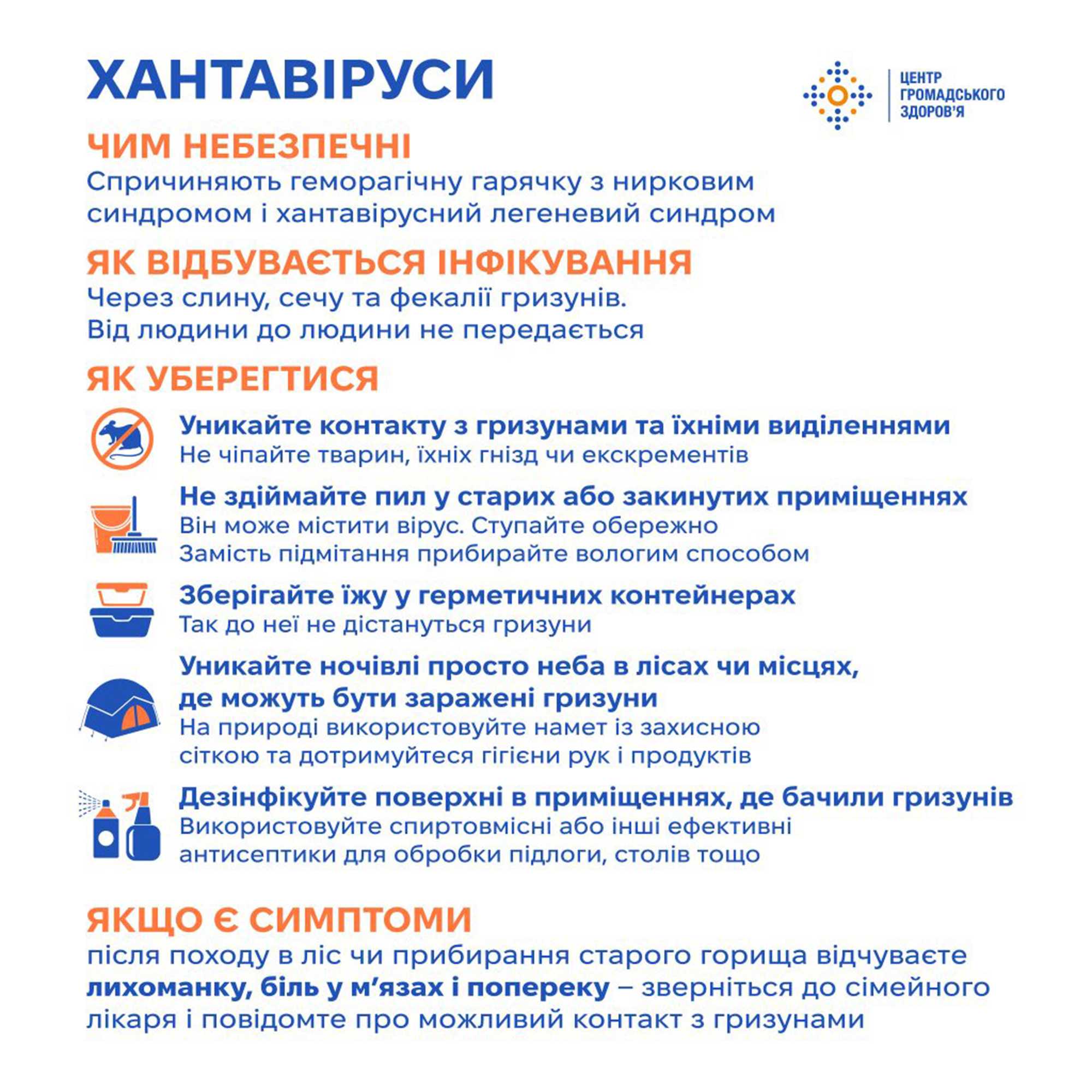 Хантавірусна інфекція: що варто знати, щоби не заразитися